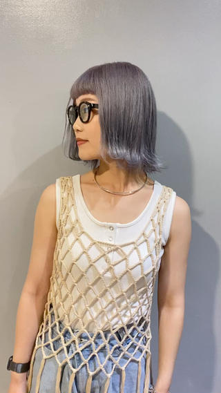 ミディアム メンズカット/パーマ 艶カラーTAIGA︎のヘアスタイル