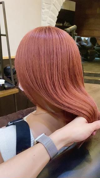 #ピンクオレンジ

※bleach 1〜2回 