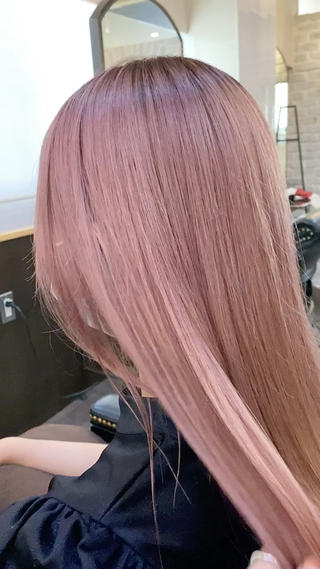 #ペールピンク

※bleach 2〜3回 