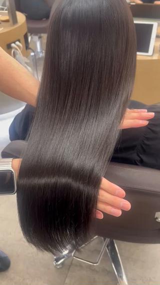 ロング カラー Silk-lei【銀座店】所属・銀座/美髪縮毛矯正 /髪質改善/山本翔華のヘアスタイル