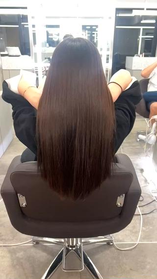 ロング カラー Silk-lei【銀座店】所属・銀座/美髪縮毛矯正 /髪質改善/山本翔華のヘアスタイル