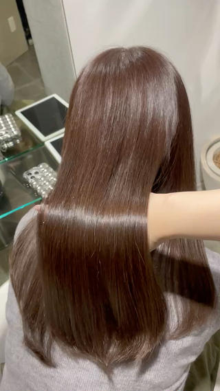 つやつや透明感カラー 