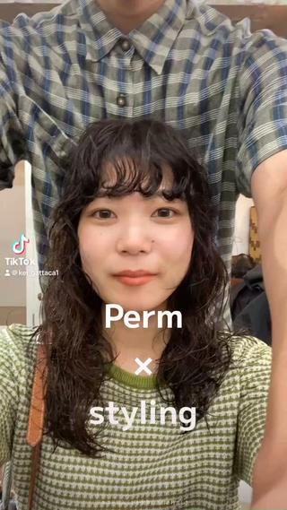 セミロング カラー パーマ GATTACA所属・KEI gattacaのヘアスタイル