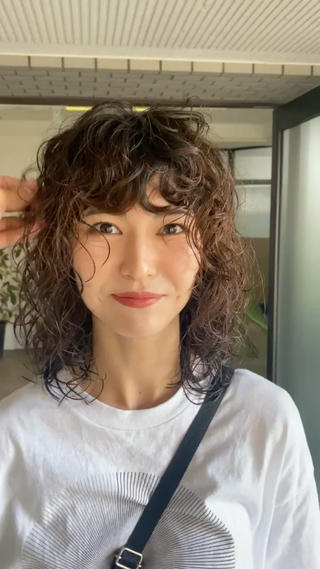 ミディアム カラー パーマ GATTACA所属・KEI gattacaのヘアスタイル