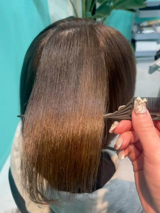 ショート ボブ/艶カラー/ 暖色/Natsukiのヘアスタイル