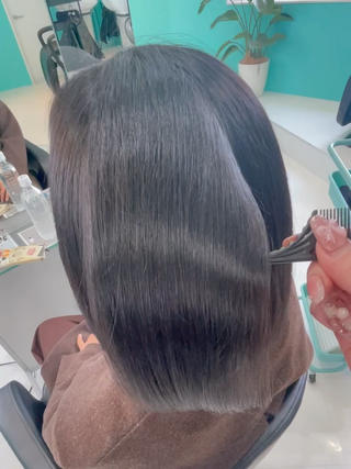 ショート カラー ボブ/艶カラー/ 暖色/Natsukiのヘアスタイル