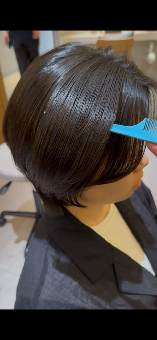 ミディアム パーマ 酸性ストレート/ yukinaのヘアスタイル