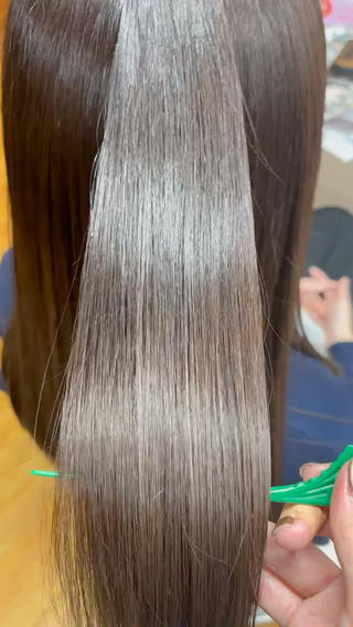 ブリーチ履歴ある方でもとても艶々サラサラに！ 