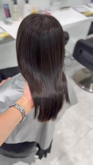 ロング カラー 大人っぽ暗髪レディ 🩶takuto🩶のヘアスタイル