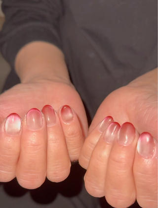 グラデーション
マグネットネイル 