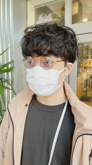 マッシュパーマスタイル 