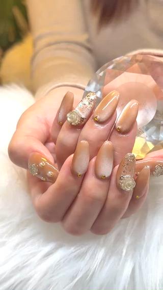 長さ出し　マグネットネイル 