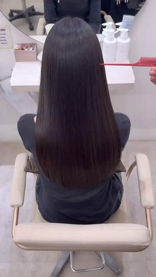セミロング 髪質改善×韓国ヘア HIROのヘアスタイル
