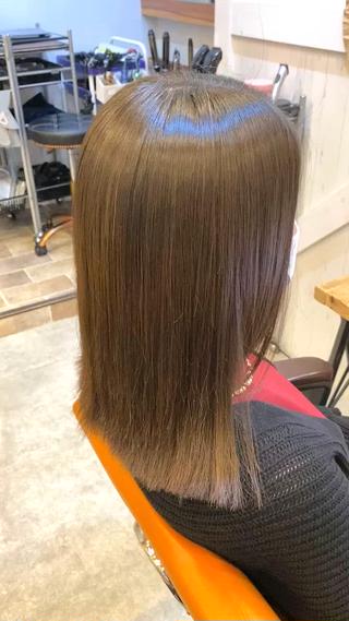 乾かしただけの仕上がり️
ブローアイロン無しです！
 