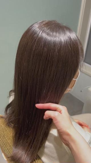 乾かしただけでこの潤い

最新のストレートパーマは柔らかくしなやかです◎ 