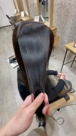 ロング 浅川恵太/縮毛矯正 /ブリーチ縮毛矯正のヘアスタイル