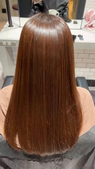 ロング ⬛️⬜️髪質改善⬛️ ⬜️藤川慎太郎のヘアスタイル