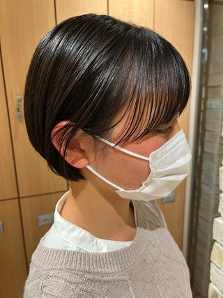 ショート ⬛️⬜️髪質改善⬛️ ⬜️藤川慎太郎のヘアスタイル