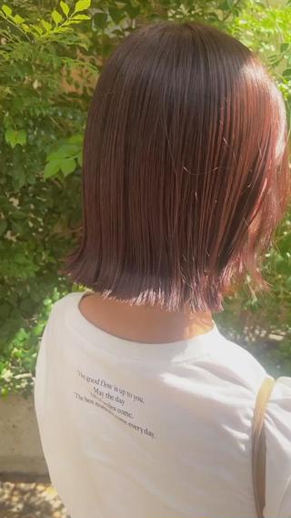 ショート ⬛️⬜️髪質改善⬛️ ⬜️藤川慎太郎のヘアスタイル