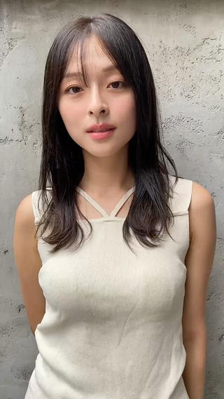 セミロング カラー レイヤー×髪質改善✨ 渋谷/佐藤侑哉のヘアスタイル