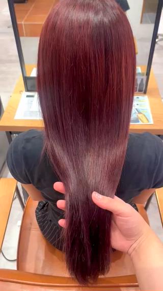 カラーならぜひお任せください
つやつやになる暖色カラーが得意です 