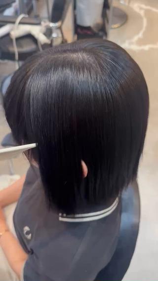 ダメージを抑えた美髪矯正 