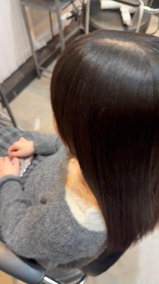 セミロング パーマ 髪質改善・艶カラー HIROTOのヘアスタイル