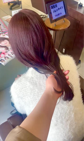 ミディアム カラー 🤎韓国ヘア ベージュ まゆか🤎のヘアスタイル