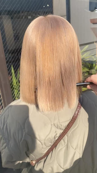 ミディアム カラー 🧡色落ちまで2度綺 麗なカラー🧡ヨシキのヘアスタイル