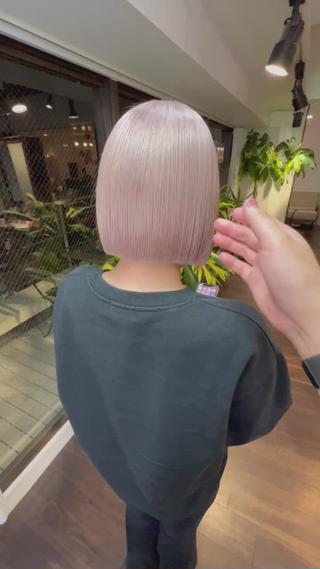 ショート カラー 🧡色落ちまで2度綺 麗なカラー🧡ヨシキのヘアスタイル