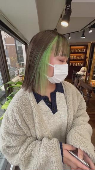 ショート カラー 🧡色落ちまで2度綺 麗なカラー🧡ヨシキのヘアスタイル