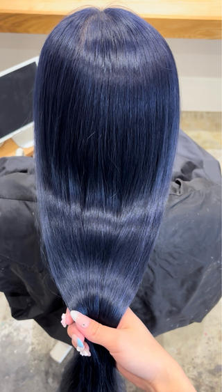 ブリーチしても艶々 