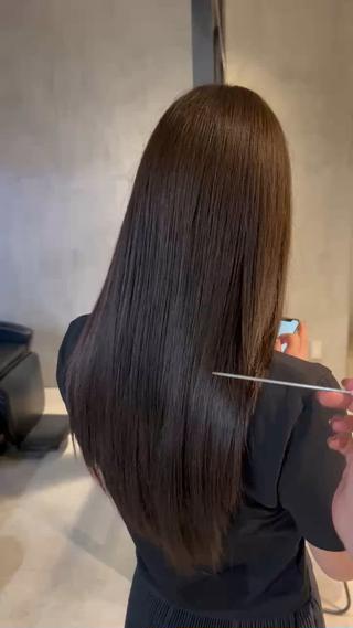 ロング カラー elima調布所属・澤崎 ゆらのヘアスタイル