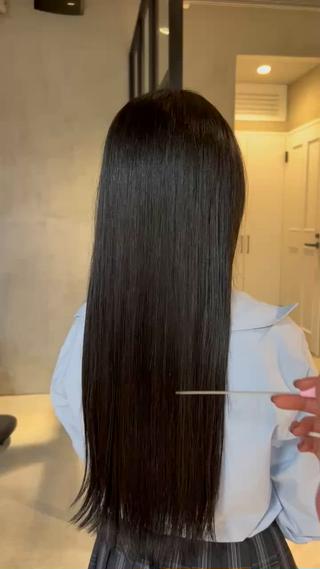 ロング カラー elima調布所属・澤崎 ゆらのヘアスタイル