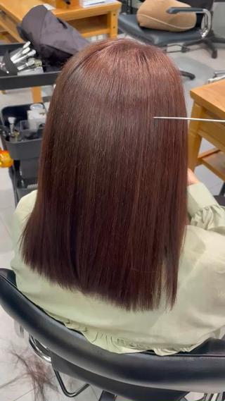 セミロング カラー ✨横須賀髪質改善✨️ 加藤 百音のヘアスタイル