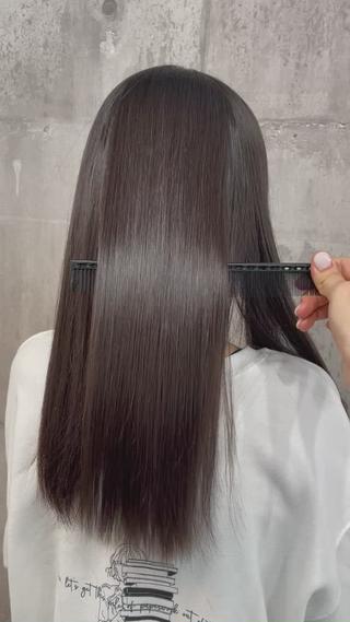 話題の艶髪縮毛矯正 