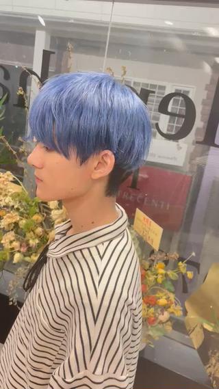 メンズ ブリーチ　BAM BIのヘアスタイル