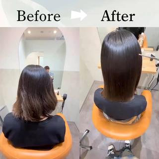 ミディアム 【美髪/うる艶矯正】 ☘️Taketo☘️のヘアスタイル