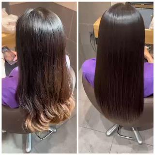 ロング biscohair 髪にドラマを。のヘアスタイル