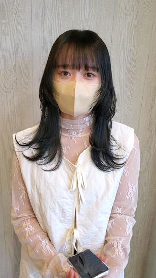 セミロング レイヤーカット/ ウルフカット/大橋 のヘアスタイル