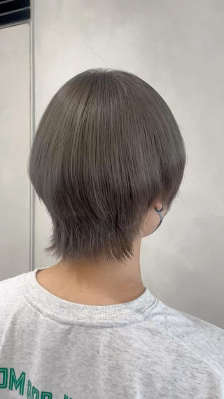 ショート カラー 透明感カラー✨艶髪 制作🌱山根あゆみのヘアスタイル