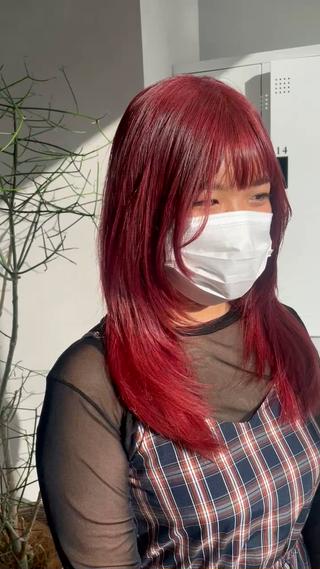 セミロング カラー 透明感カラー✨艶髪 制作🌱山根あゆみのヘアスタイル