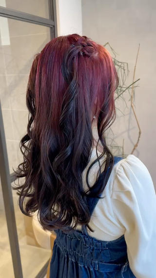 ロング カラー 透明感カラー✨艶髪 制作🌱山根あゆみのヘアスタイル