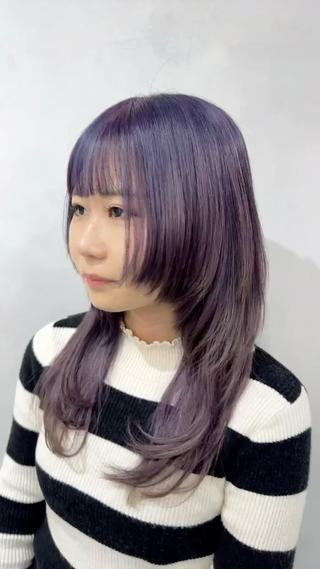 ロング カラー 透明感カラー✨艶髪 制作🌱山根あゆみのヘアスタイル