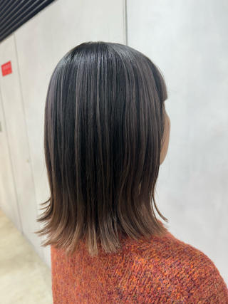 セミロング カラー 透明感カラー✨艶髪 制作🌱山根あゆみのヘアスタイル