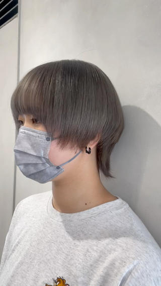 ショート カラー 透明感カラー✨艶髪 制作🌱山根あゆみのヘアスタイル