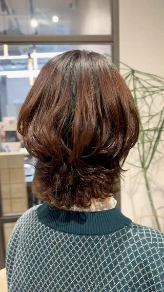 ショート パーマ 透明感カラー✨艶髪 制作🌱山根あゆみのヘアスタイル