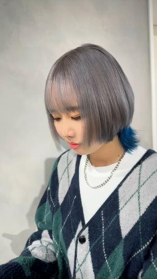 ミディアム カラー 透明感カラー✨艶髪 制作🌱山根あゆみのヘアスタイル