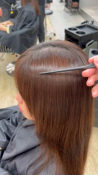 ミディアム Lond azur所属・🇰🇷韓国レイヤー 韓国風ボブのヘアスタイル