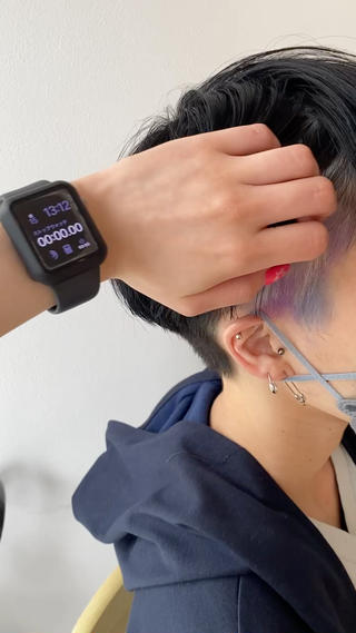 ショート カラー オスズ 🎀´-のヘアスタイル